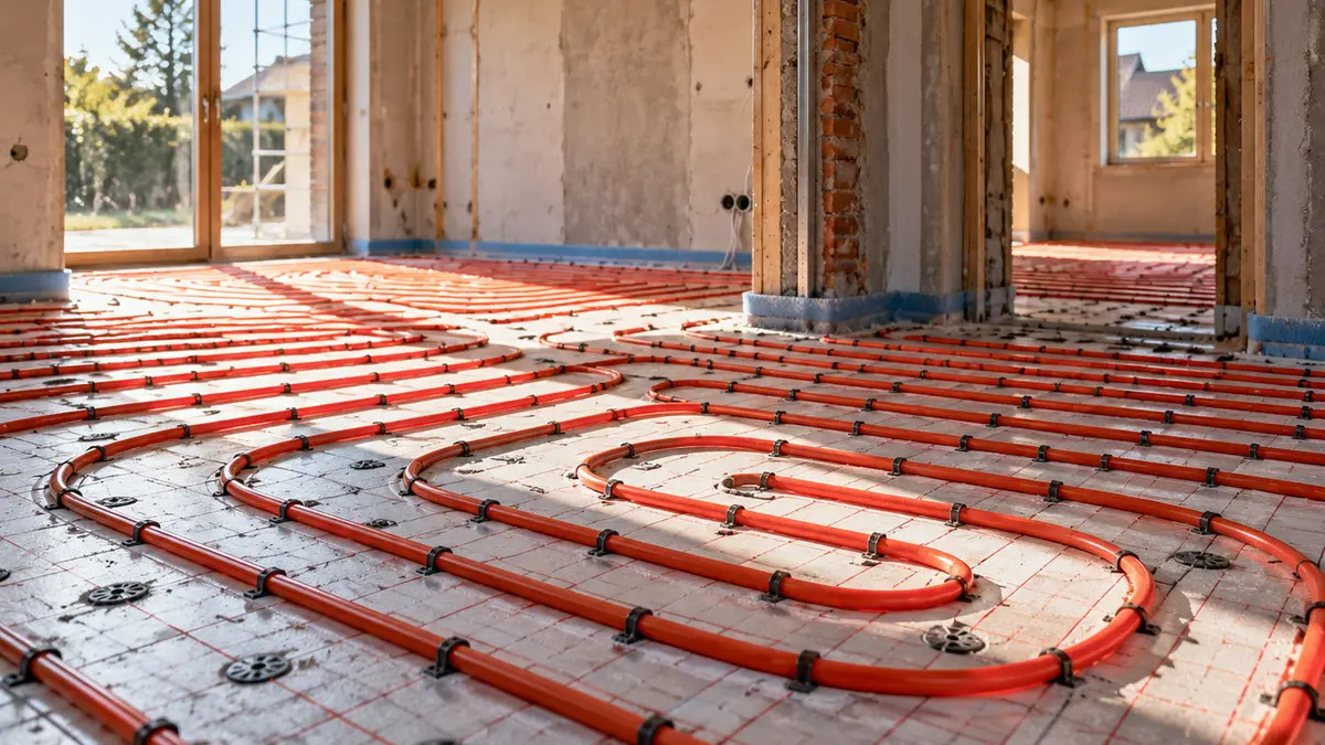 Suelo radiante en una vivienda